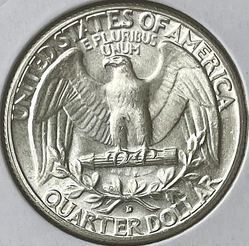 1964-D Washington Silver Quarter