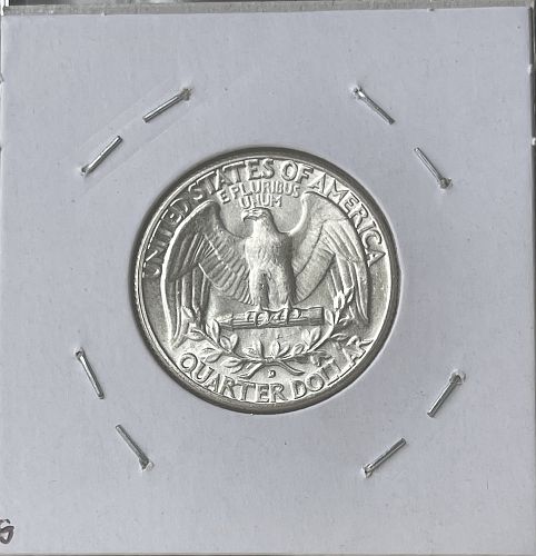 1964-D Washington Silver Quarter