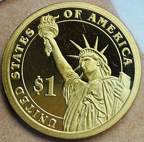 Gorgeous 2008-S proof Andrew Jackson Presidential dollar