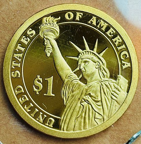 Gorgeous 2008-S proof Andrew Jackson Presidential dollar