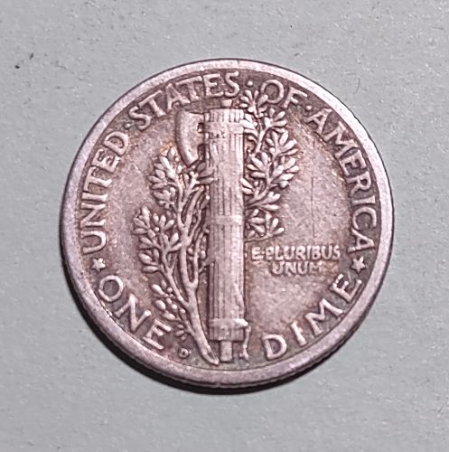 1917-D Mercury Dime
