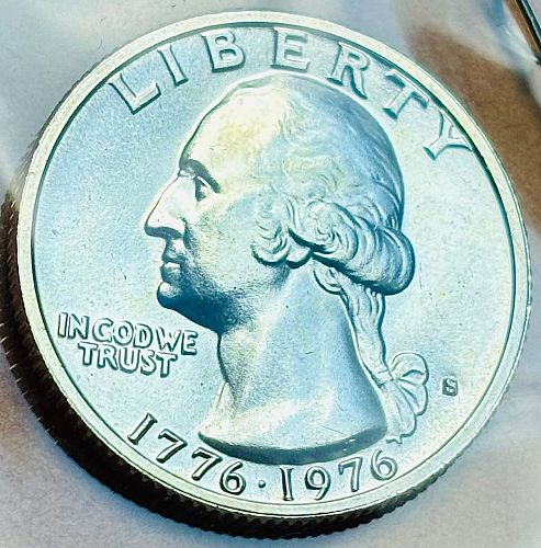 1976-S SILVER Quarter BU