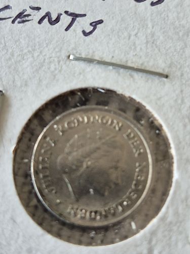 1956 Netherlands 10 Cents