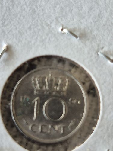 1956 Netherlands 10 Cents