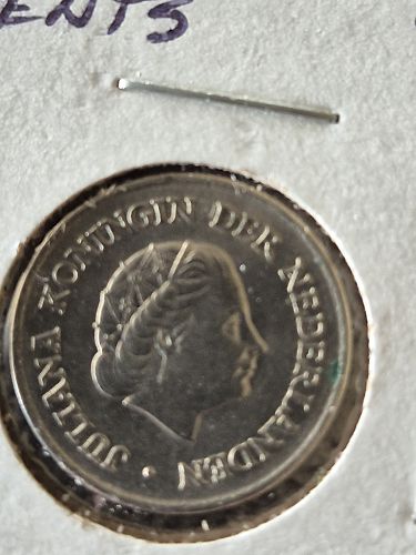 1957 Netherlands 25 Cents