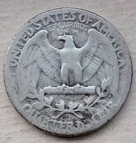 1934 Washington Quarter • .900 Silver • Medium Motto • VG  *wq341