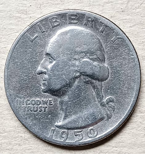 1950 S Washington Quarter • .900 Silver • Avg Circulated *wq501