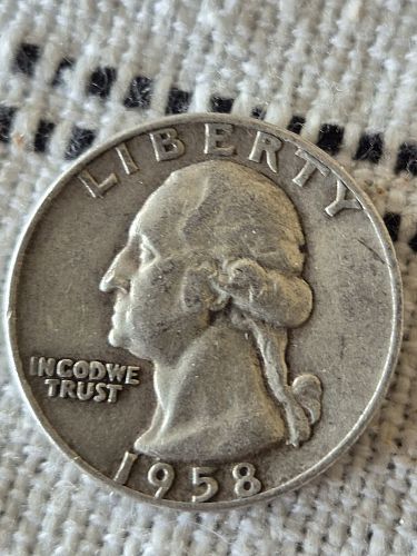 1958 D Washington Quarter