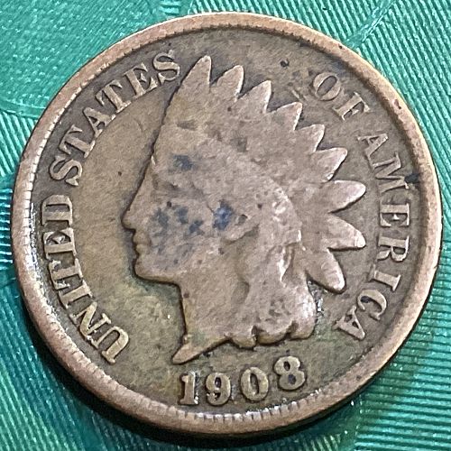 1908 P Indian Head Cent