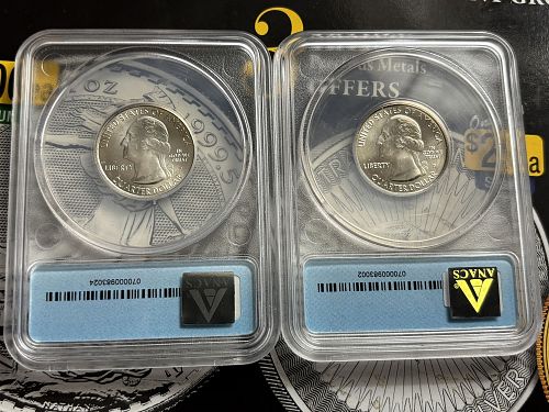 2010-P & D Mount Hood Quarters 25C Satin Finish ANACS SP69 First Day of Issue