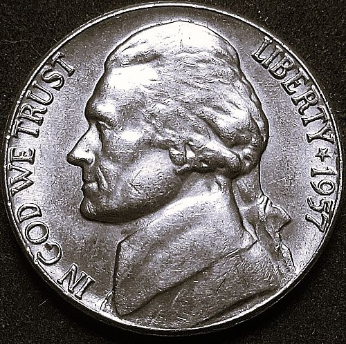 ✅1957-P Jefferson Nickel✅