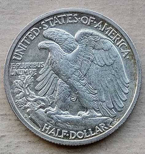 1942 S Walking Liberty Half Dollar • .900 Silver • Light Toning • AU  *wl421