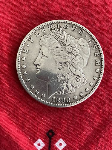 1880-0-Morgan Dollar
