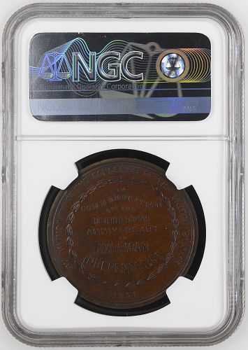 HK-21, U. S. Centennial Exposition Official Medal, NGC MS-62BN