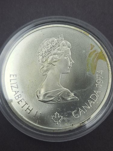 1976 Montreal Olympics $10 Shotput coin
