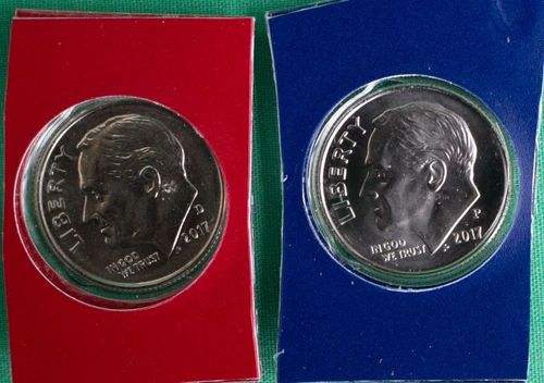 2017   P & D  ROOSEVELT DIME'S