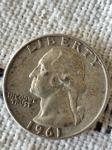 1961 D Washington Quarter