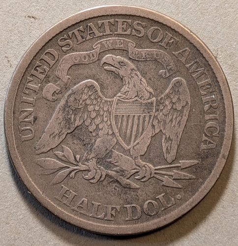 1868-S Seated Liberty Half