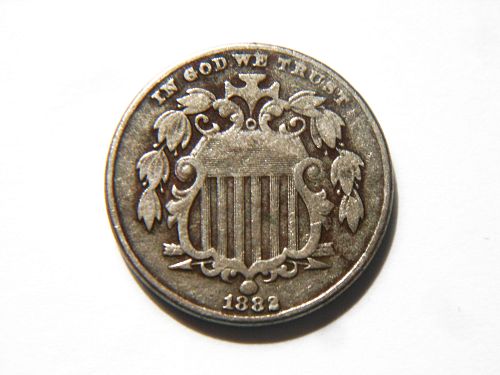 1882 Shield Nickel