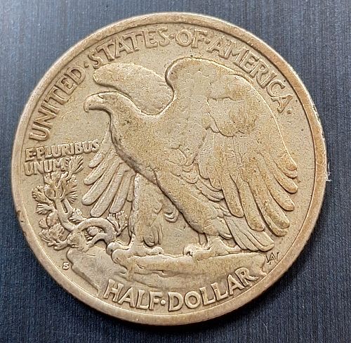 1936-S Walking Liberty Half Dollar