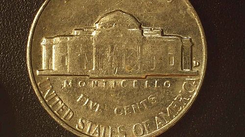 1964-D Jefferson Nickel D/D