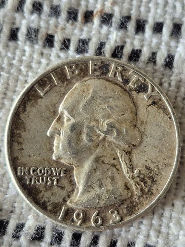 1963 P Washington Quarter