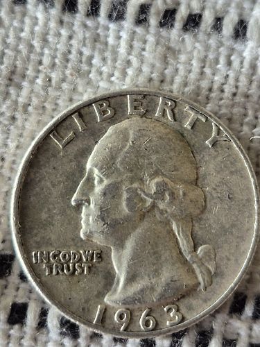 1963 D Washington Quarter