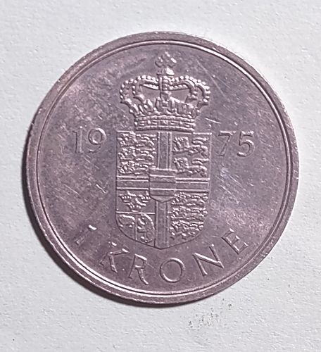 1975 Denmark 1 Krone