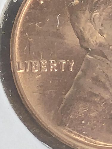 1955 D/D  LINCOLN CENT RPM 023, POSSIBLE DDO OBVERSE? SEE PICS MS-63 RED VARIETY