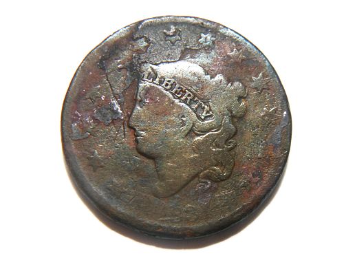 1831 Coronet Liberty Head Large Cent