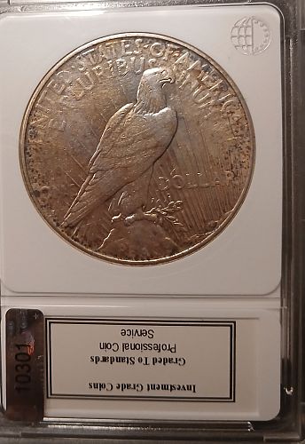 1934 S Peace Dollar LOt Pc34SA