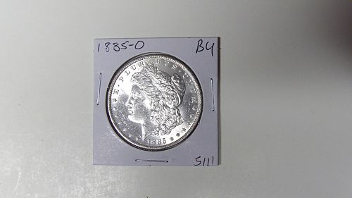 BU 1885-O Morgan Silver Dollar Brilliant Uncirculated New Orleans Mint