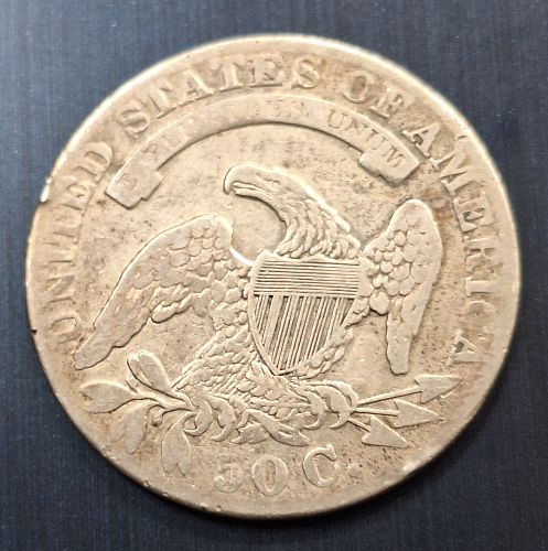 1833 Capped Bust Half Dollar