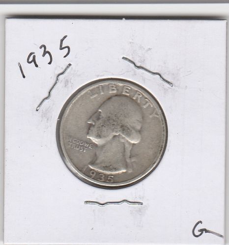 1935  WASHINGTON  QUARTER
