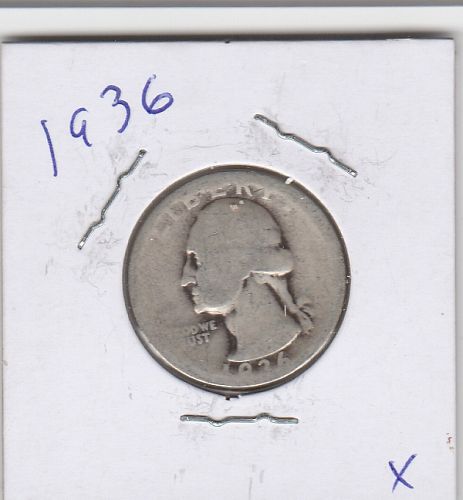 1936   P  SILVER    WASHINGTON QUARTER