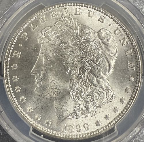 1899 Morgan Silver Dollar, MS64 PCGS Gold Shield (10428)