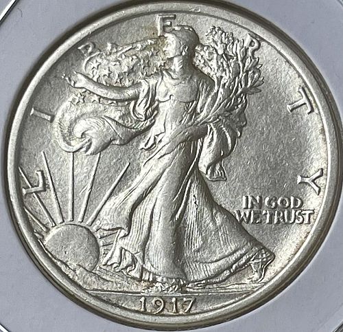 1917-P Walking Liberty Silver Dollar
