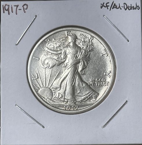 1917-P Walking Liberty Silver Dollar