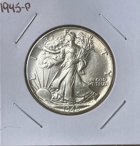 1945-P Walking Liberty Silver Dollar