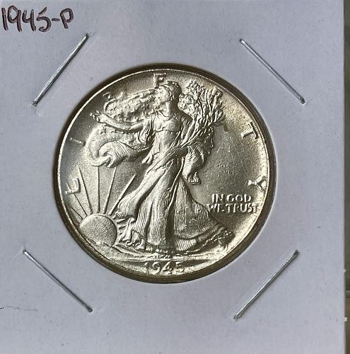 1945-P Walking Liberty Silver Dollar