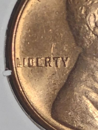 1947-S LINCOLN WHEAT CENT  MS-66 RB  DDO? REVERSE STRUCK THROUGH GREASE
