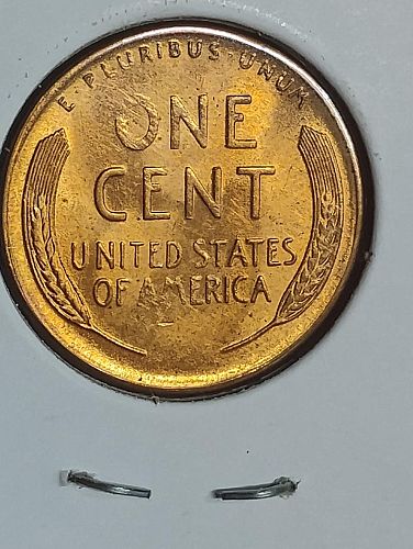 1947-S LINCOLN WHEAT CENT  MS-66 RB  DDO? REVERSE STRUCK THROUGH GREASE