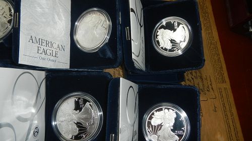 1987-2007  DEALER SPECIAL ( 10 ) PROOF SILVER EAGLES