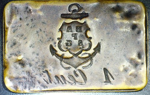 VINTAGE  Hapag-Lloyd A.G. Crest - 1 Cent Plate Trade Token 40 mm