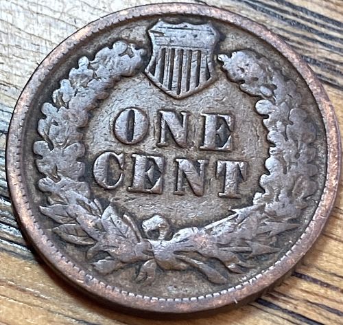1897 Indian head cent in VERY GOOD condition