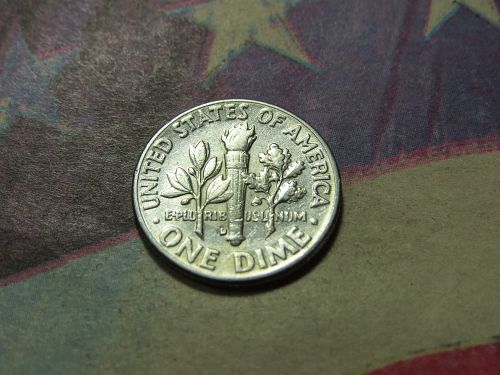 1961-D ROOSEVELT DIME ~ 90% SILVER PROOF ~ LOT 0401*