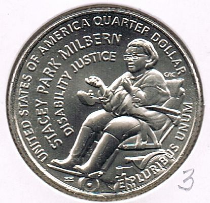 25 Cents / Quarter 2025 P, Stacey Park Milbern