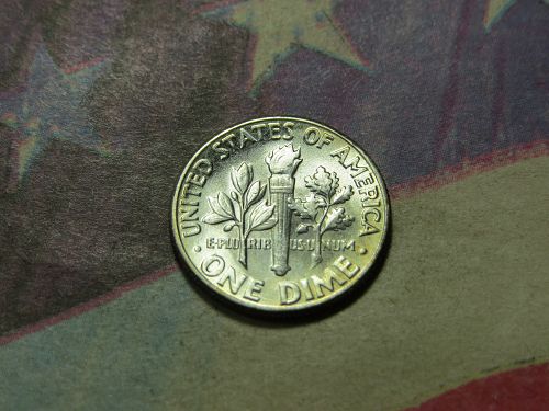 1958-P ROOSEVELT DIME ~ 90% SILVER ~ (SLIGHT TONING) LOT J230
