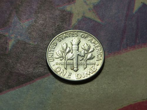 1952-D ROOSEVELT DIME ~ 90% SILVER - LOT 0590*