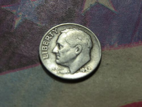 1952-D ROOSEVELT DIME ~ 90% SILVER - LOT B178*